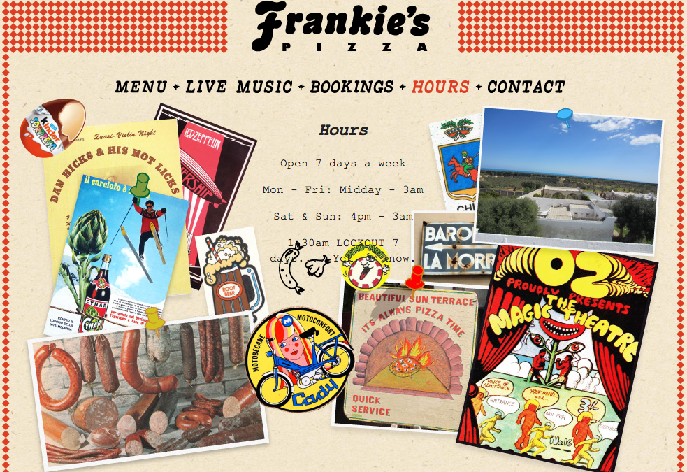 Frankie's - Hours